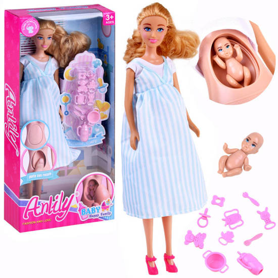 Anlily Doll pregnant mom Newborn baby accessory ZA2810