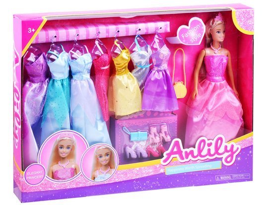 Anlily Doll princess + dresses for the ball ZA3488