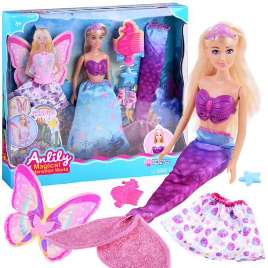 Anlily Doll princess mermaid butterfly ZA3492
