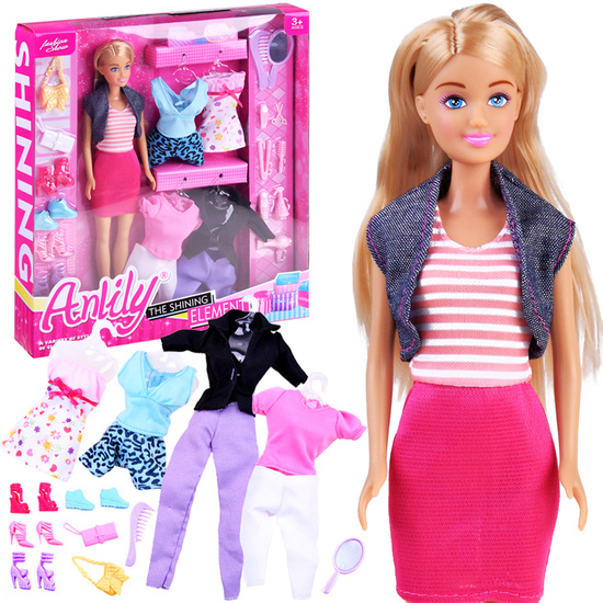 Anlily Doll with clothes outfits shoes accessories ZA2457