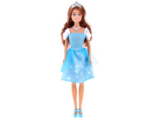 Anlily Doll with long hair in a blue fairy-tale dress ZA4306