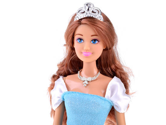 Anlily Doll with long hair in a blue fairy-tale dress ZA4306