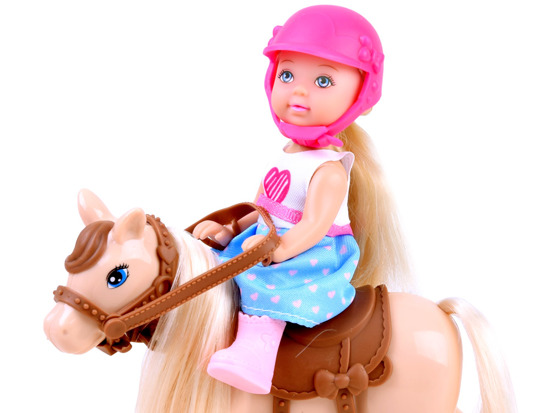 Anlily Kiki Love doll on pony jockey ZA2808