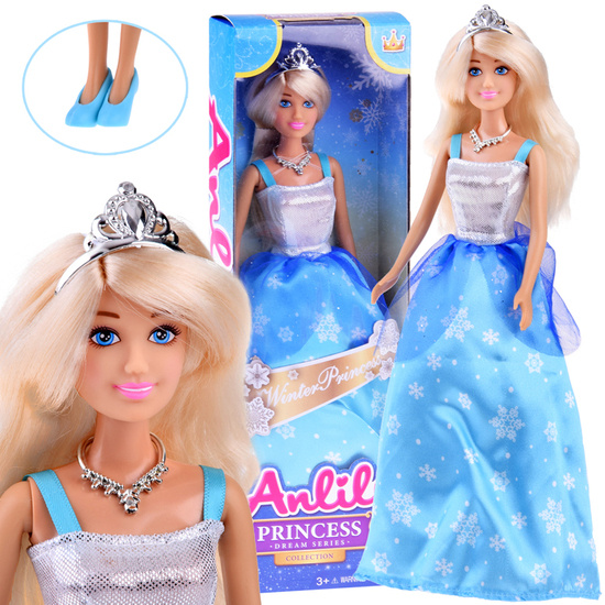 Anlily Lovely Princess Cinderella Doll in a ball gown 30cm ZA4305