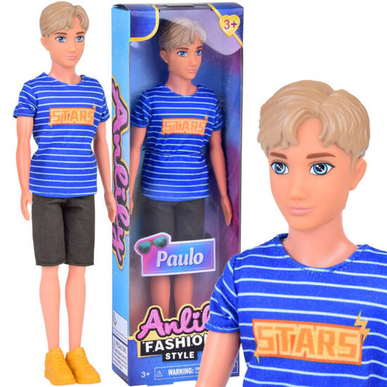 Anlily Paulo Za5416 Boy Doll