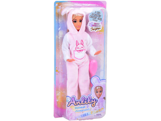 Anlily doll rabbit surprise + brush ZA5418