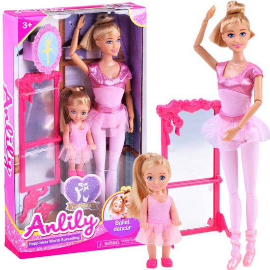 Anlily set: doll + doll ballerina ZA3487
