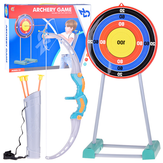 Archery set Bow Shield Quiver Arrows aiming fun SP0773