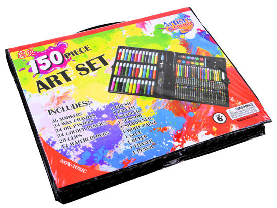 Art set in a case 150el, pencil case ZA3889