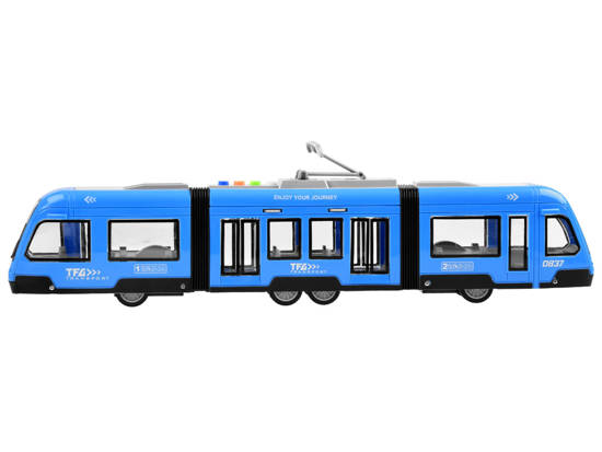 Articulated blue TRAM light sound ZA3834