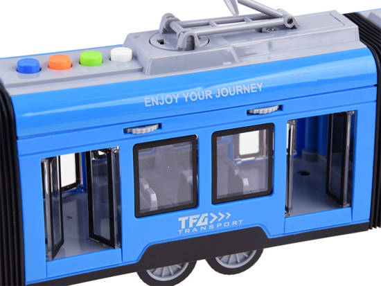 Articulated blue TRAM light sound ZA3834