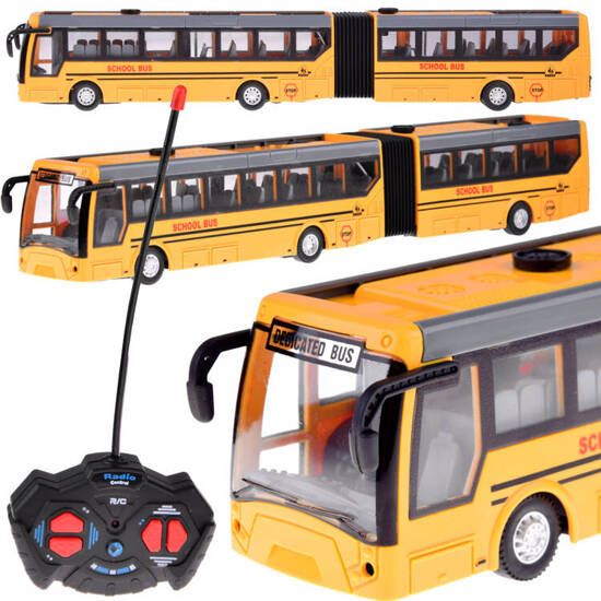 Articulated city school bus controlled by the RC0624 remote control