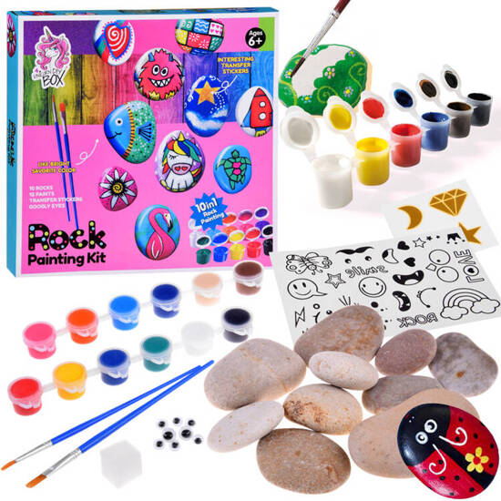 Artistic artist's kit, paint the stones yourself ZA4697