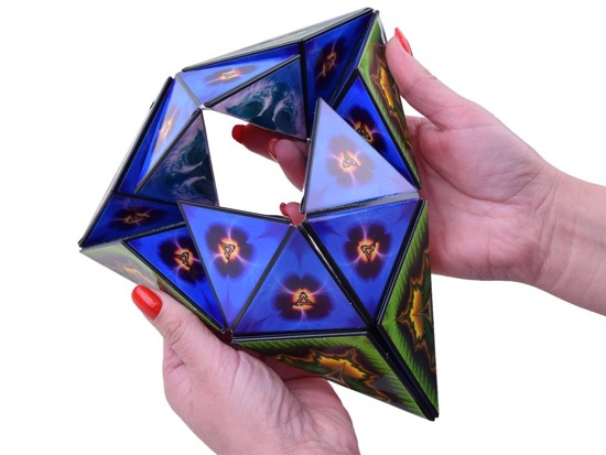 Asymmetric puzzle cube puzzle GR0328
