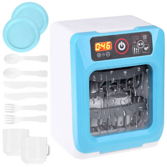 Automatic dishwasher washing machine with dishes + cutlery ZA4679