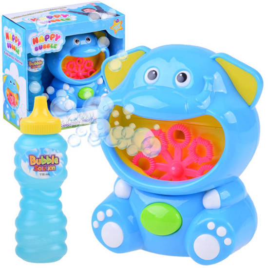 Automatic soap bubble machine blue elephant ZA4149