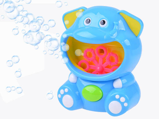 Automatic soap bubble machine blue elephant ZA4149