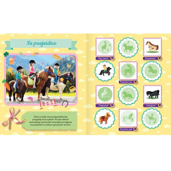 Axiom Cute ponies. Sticker album KS0641