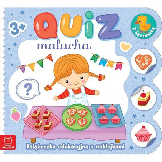 Axiom Toddler quiz with duck stickers 3-4 years old KS0869