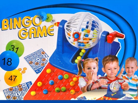 BINGO Educational Numerical Family Game GR0251