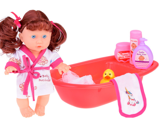 Baby doll interactive set + accessories baby's evening routine ZA5335