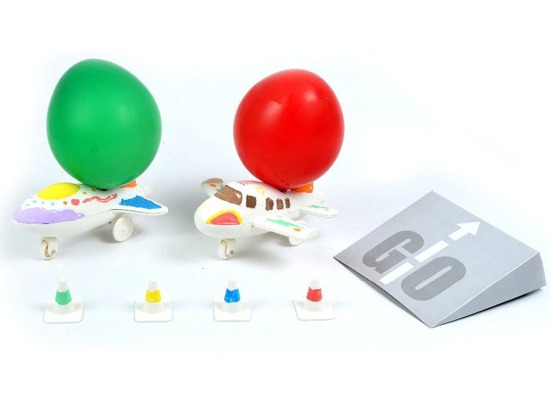 Balloon powered cosmic jet airplane set ZA2039