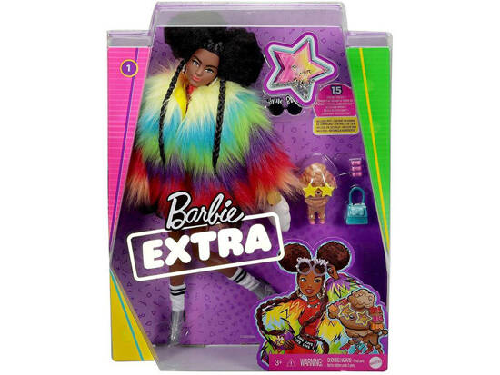 Barbie Extra Stylish Fashion Doll + poodle dog accessories no.1 ZA4932