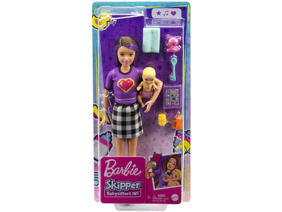 Barbie Skipper doll babysitter + baby accessories GRP11 ZA5084