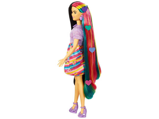 Barbie Totally Hair doll Colorful hair accessories hearts HCM90 ZA5085