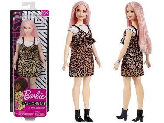 Barbie doll Fashionistas leopard dress ZA3160