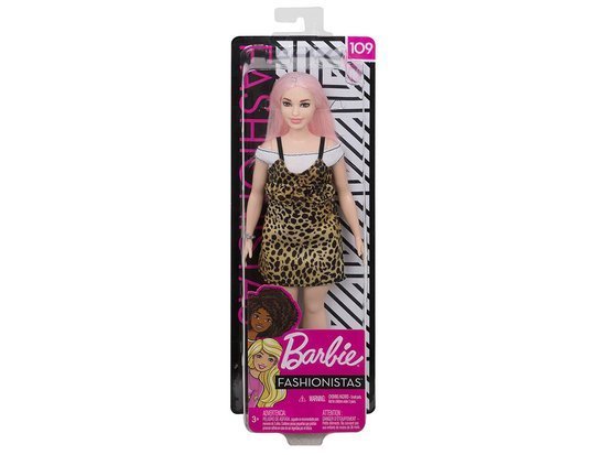 Barbie doll Fashionistas leopard dress ZA3160