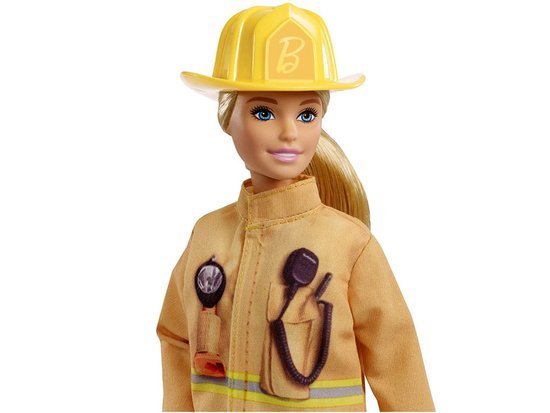 Barbie doll - firefighter "You can be anything" ZA3623