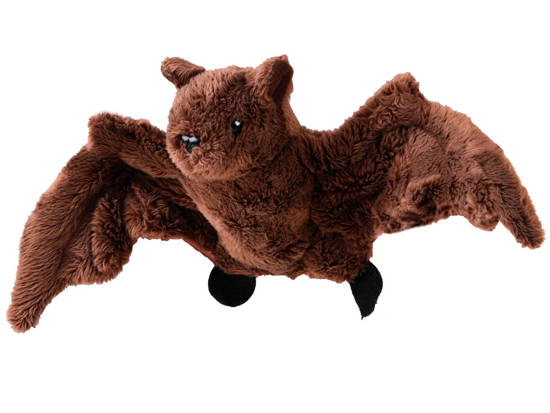 Bat mascot brown 30cm 13964