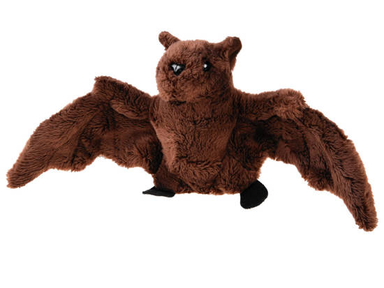 Bat mascot brown 30cm 13964