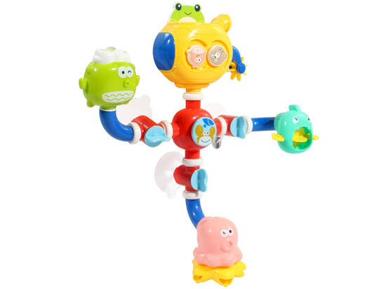 Bath toy water mill suction cup ZA4661