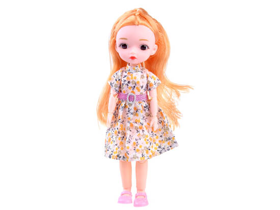 Beautiful doll movable limbs long hair 24 cm ZA4655