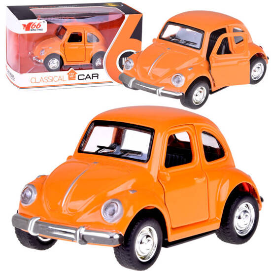 Beetle car, metal toy car, opening doors, light, sound ZA4991