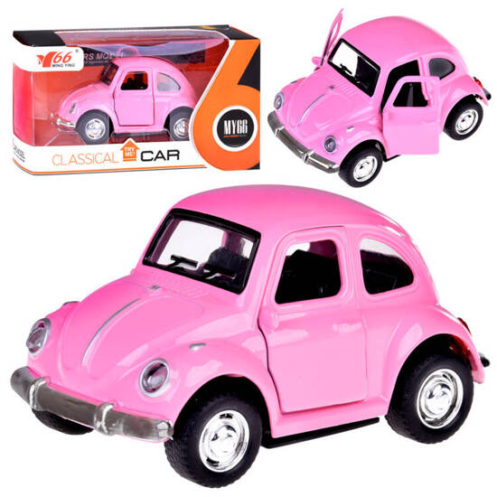 Beetle car, metal toy car, opening doors, light, sound ZA4991