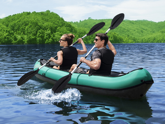 Bestway 2-person Kayak Ventura Elite X2 inflatable boat Hydro Force paddles 65052