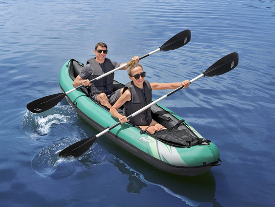 Bestway 2-person Kayak Ventura Elite X2 inflatable boat Hydro Force paddles 65052