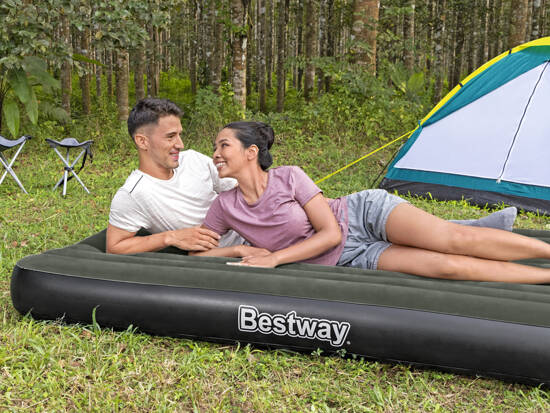 Bestway 2-person Queen mattress built-in Tritech Air pump 203x152x25cm 6716S