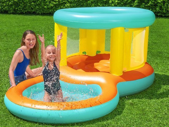 Bestway 2in1 Set Inflatable Playground Jumptopia paddling pool + trampoline 52385