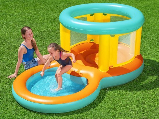 Bestway 2in1 Set Inflatable Playground Jumptopia paddling pool + trampoline 52385