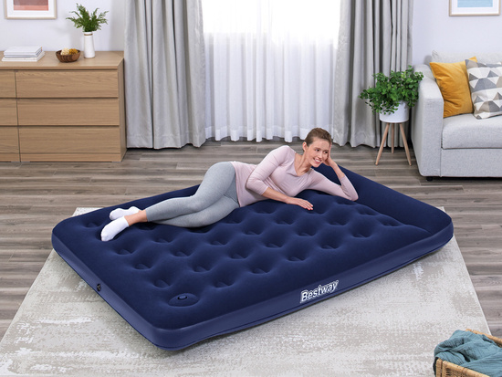 Bestway Air Mattress Queen inflatable mattress with built-in pump 203x152 67226