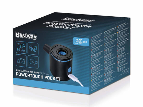 Bestway Electric USB Air Pump + Tips 62289