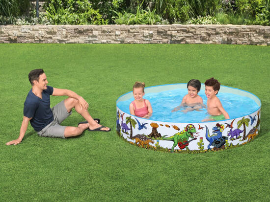 Bestway Expansion Pool Garden Paddling Pool DINOSAURS 183 x 38cm 55022