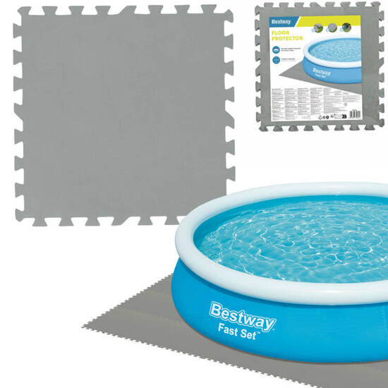 Bestway Foam Pool Mat GREY 50cmx50cm 58639