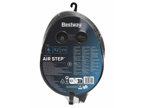 Bestway Foot pump for mattress + 2 different adapters 29x22cm 62005