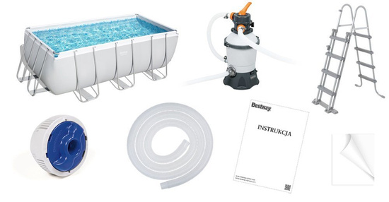 Bestway Frame pool 412x201x122cm 10in1 56457