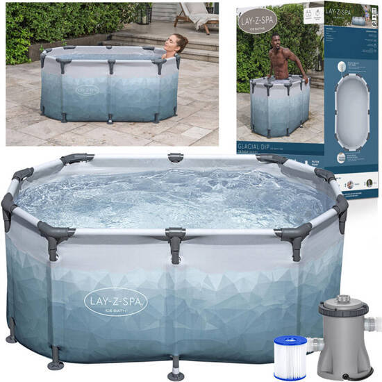 Bestway Glacial Dip WALKING Tank Set + Pump 150x90cm 6002N